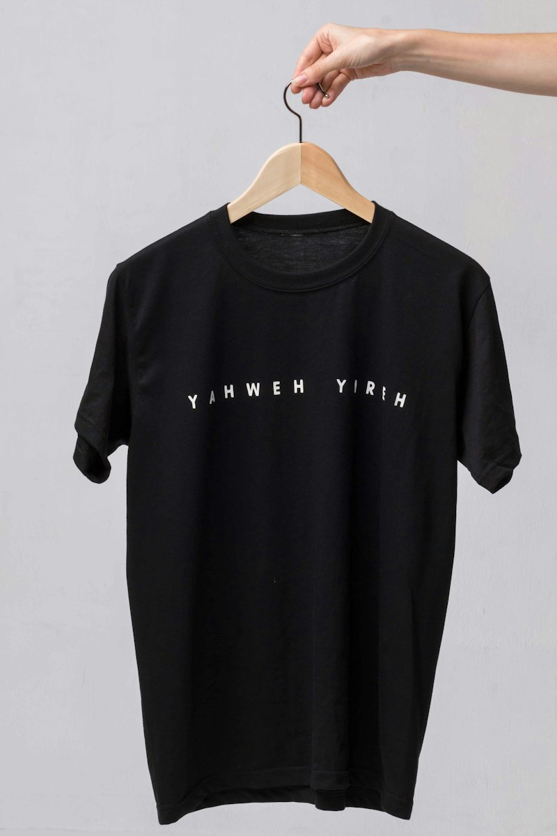 Pocket athletic fit t-shirt on model